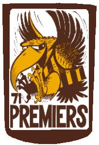 1971 Hawks Prem Stubby Holder FREE POST WITHIN AUSTRALIA